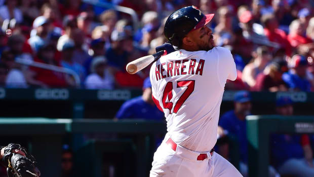 St. Louis Cardinals catcher Ivan Herrera
